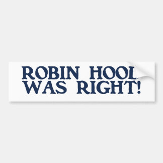 Robin Hood var högert Bildekal