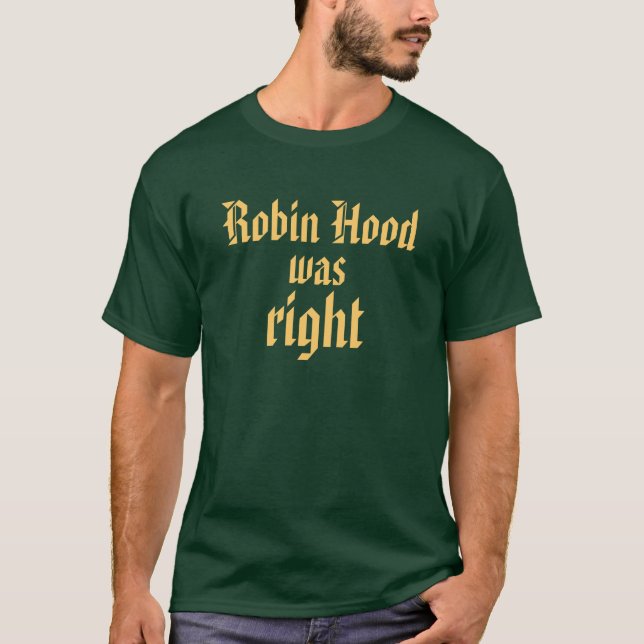 Robin Hood var högert Tee Shirt (Framsida)