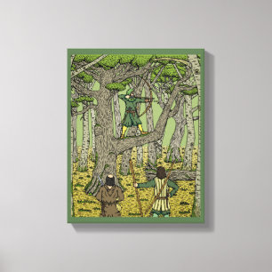 Robin Huva i Sherwood Forest Canvastryck