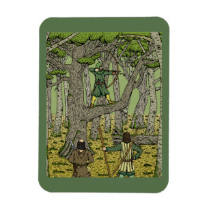 Robin Huva i Sherwood Forest Magnet