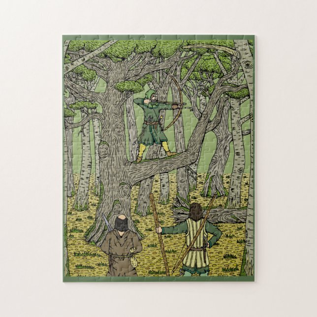 Robin Huva i Sherwood Forest Pussel (Vertikal)