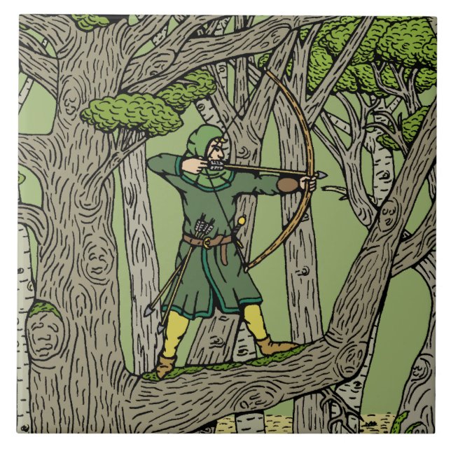 Robin Huva Kakelplatta (Framsidan)