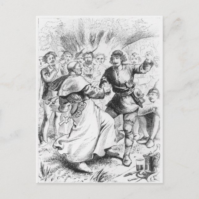 Robin Huva och Bishop Vykort (Framsida)