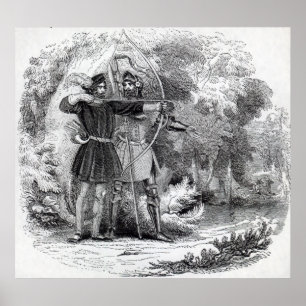 Robin Huva och Little John Poster