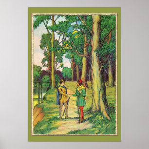 Robin Huva och Little John Poster