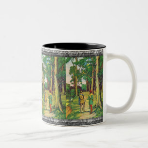 Robin Huva och Little John Two Tone Coffee Mugg