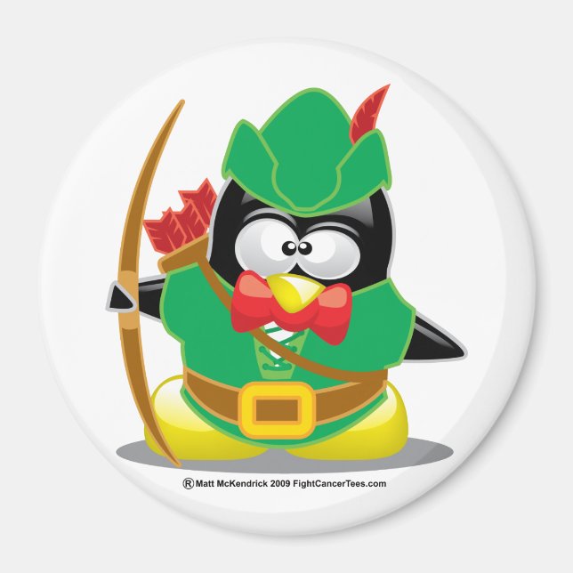 Robin Huva Penguin Magnet (Framsidan)