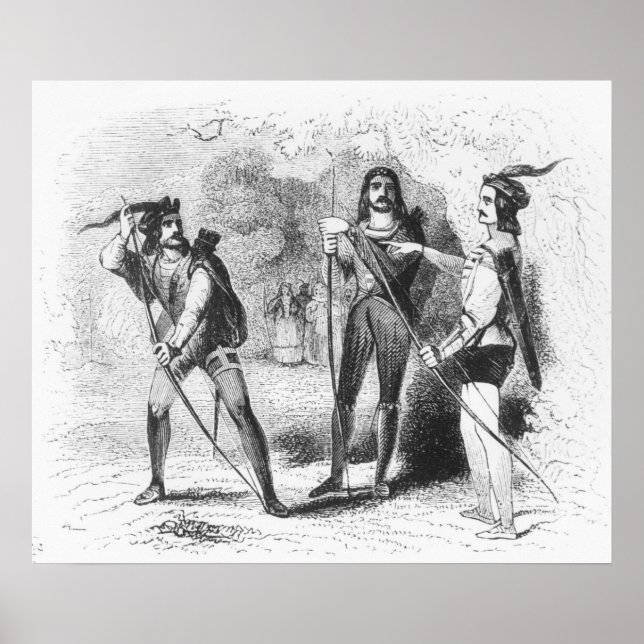 Robin Huva, Scarlet och John Poster (Framsidan)