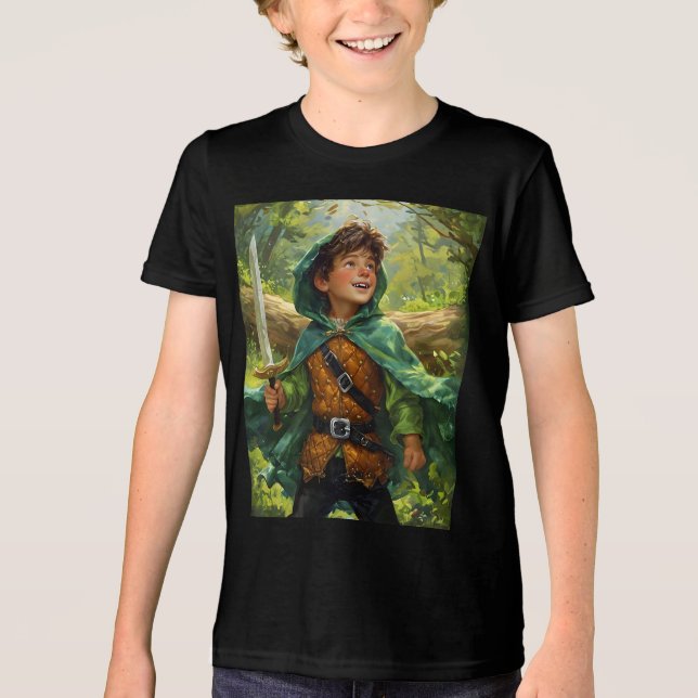 Robin Huva skild som barn T Shirt (Framsida)
