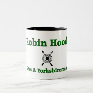 Robin Huva var en Yorkshireman Två-Tonad Mugg