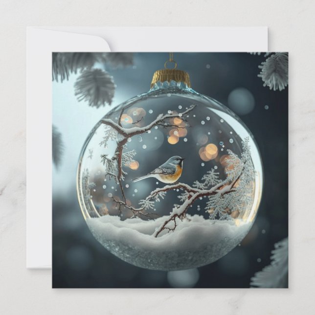 Robin i Globe-julkortet Julkort (Framsida)