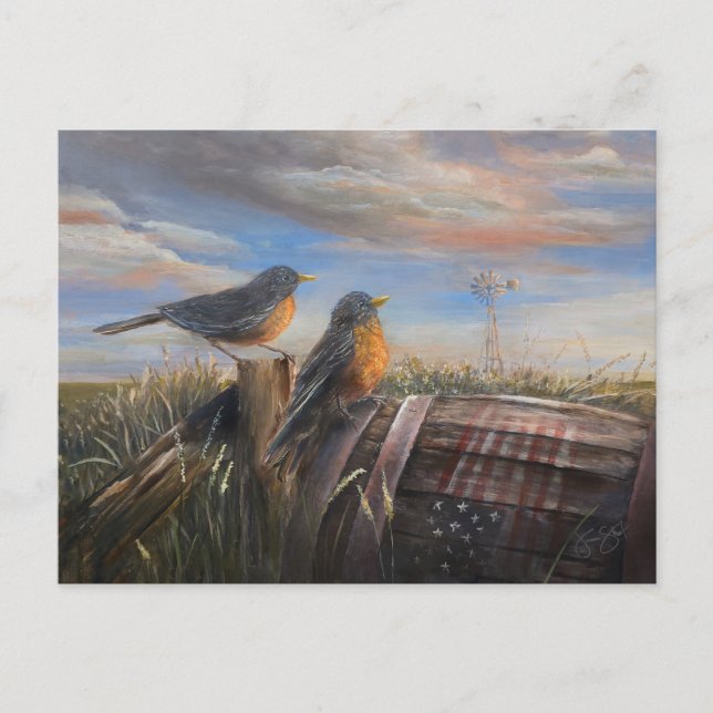 Robin Inbjudan Vykort (Framsida)