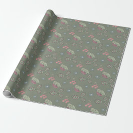 Robin jul Wrapping Papper Presentpapper
