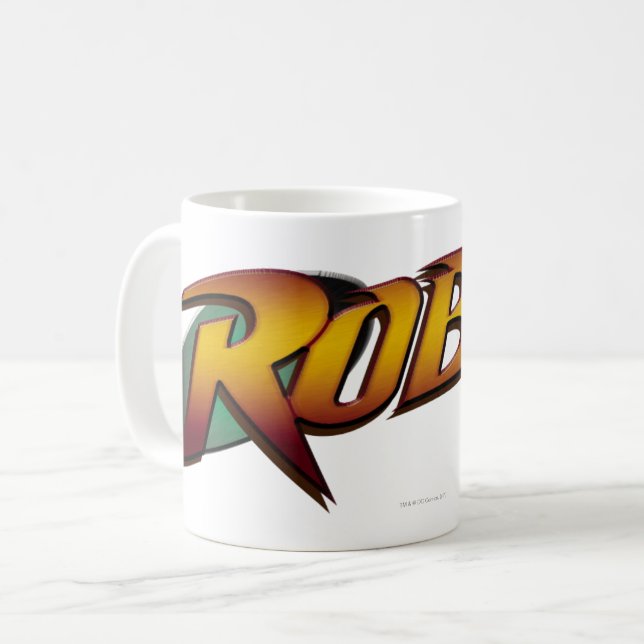 Robin Logotyp 2 Kaffemugg (Framsida vänster)