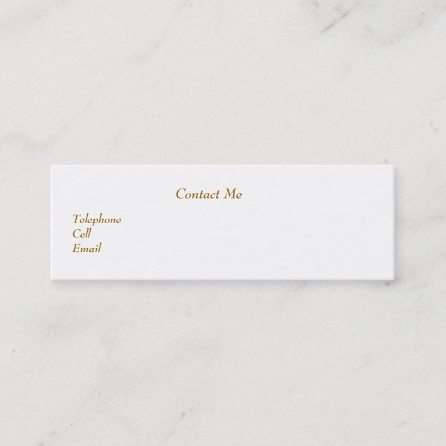 ROBIN MINI VISITKORT (Framsida)