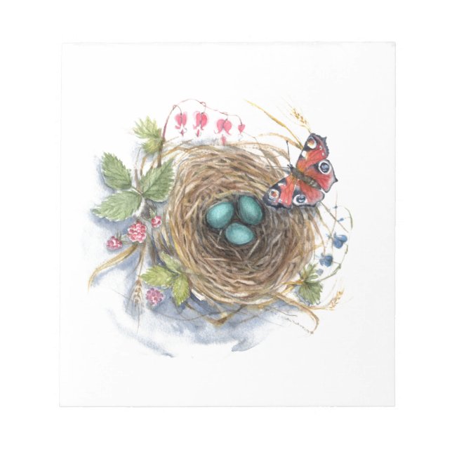 Robin Nest Anteckningsblock (Framsida)