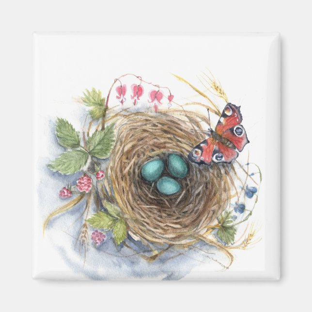 Robin Nest Magnet (Framsidan)