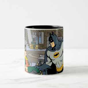 Robin och Batman Handshake Två-Tonad Mugg