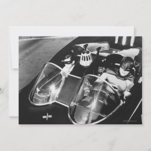 Robin och Batman i Batmobile