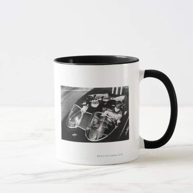 Robin och Batman i Batmobile Mugg (Höger)