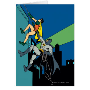 Robin och Batman Klib Hälsningskort