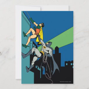 Robin och Batman Klib Inbjudningar
