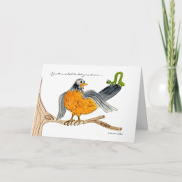 Robin och Grönt Inch Mask kort