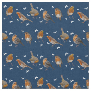 Robin Party Fabric (flottan) Tyg