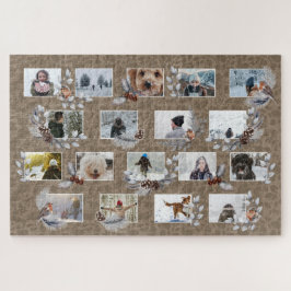 Robin Photo Collage Anpassningsbar Rustic Kraft Pa Pussel