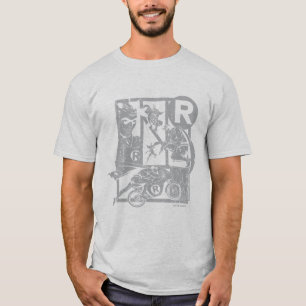 Robin - Picto Grått Tee Shirt