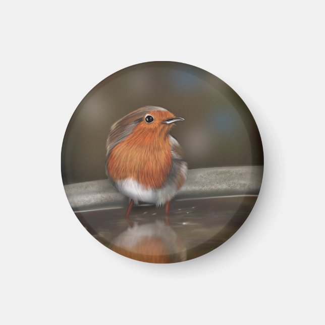 Robin Red Breast gillar en ed Magnet (Framsidan)