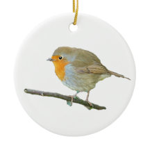 Robin Redbreast prydnad