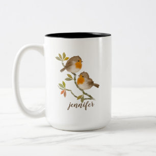 Robin Redbröd Birds Personlig mugg