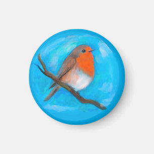 Robin Redbröst Magnet
