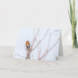 Robin Redbröst Note Kort