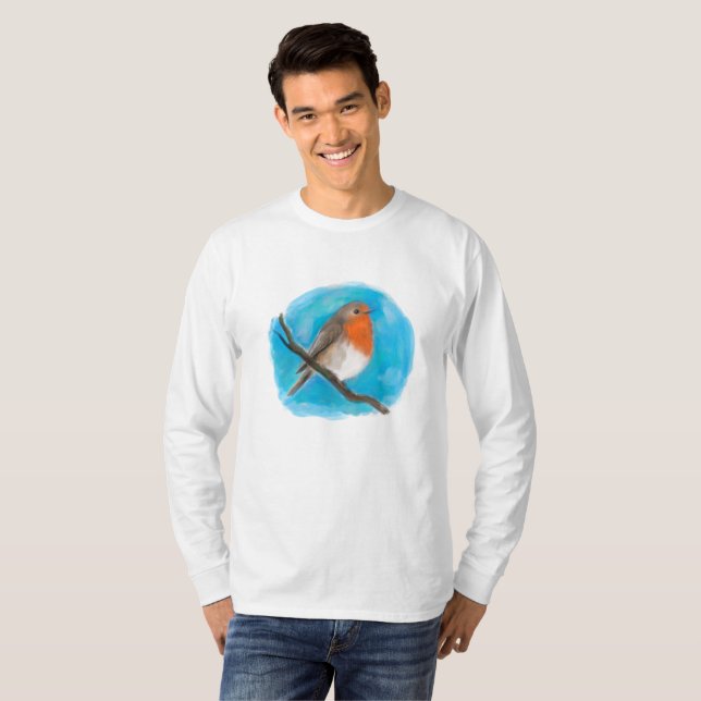 Robin Redbröst T Shirt (Hel framsida)