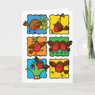 Robin roligt helgkort