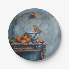 Robin - Round Papper Tallrikar