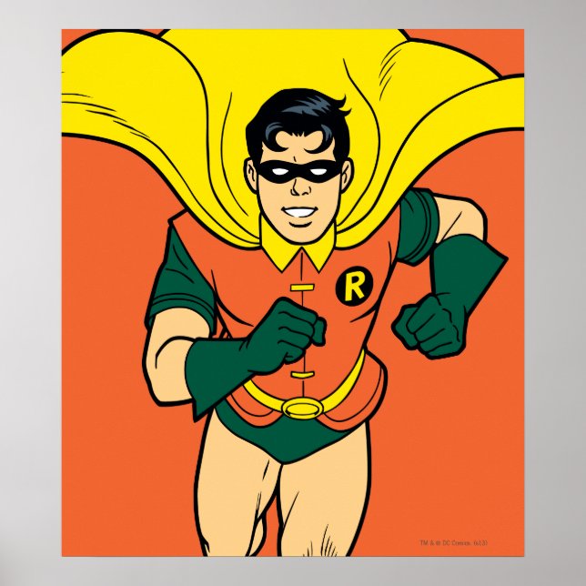 Robin Running Poster (Framsidan)
