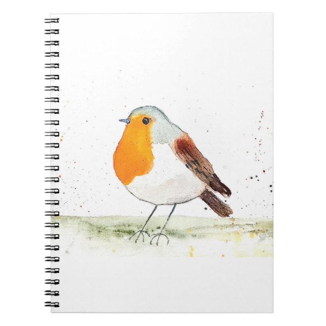 Robin vattencolor anteckningsbok (Framsidan)
