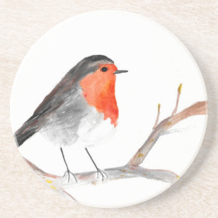 Robin Vattencolor-julvintern söt Festive Underlägg