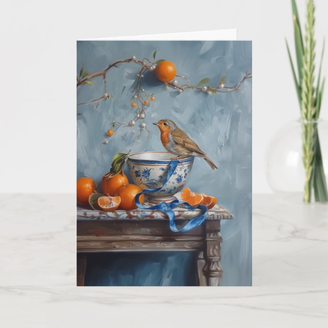 Robin - Viktat gratulationskort Kort (Framsida)