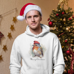 Robin Winter Delight, anpassningsbar Hoodie