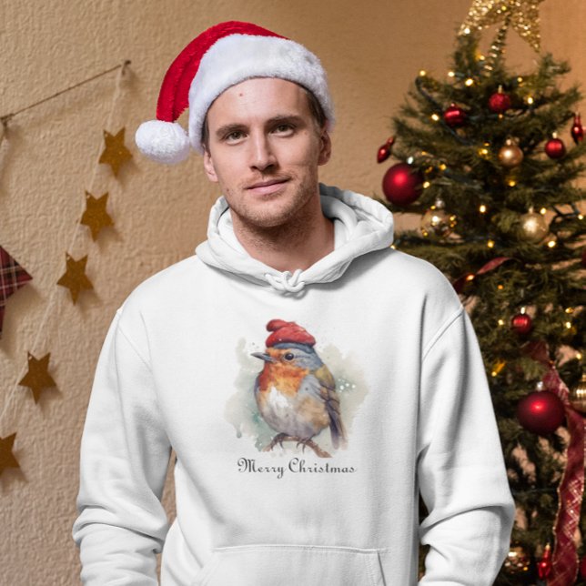 Robin Winter Delight, anpassningsbar Hoodie (Skapare uppladdad)