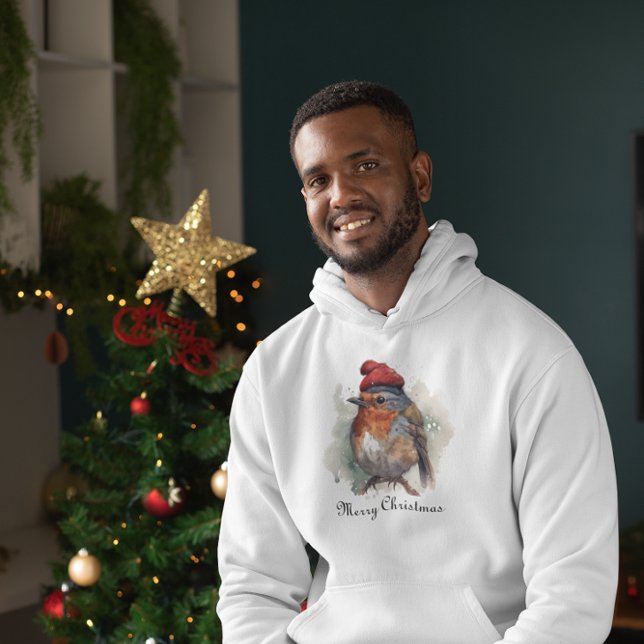 Robin Winter Delight, anpassningsbar Hoodie (Skapare uppladdad)