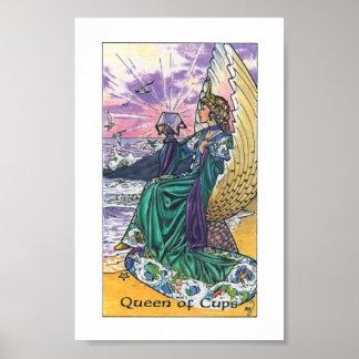 Robin Wood Tarot - drottning av Kopp Poster