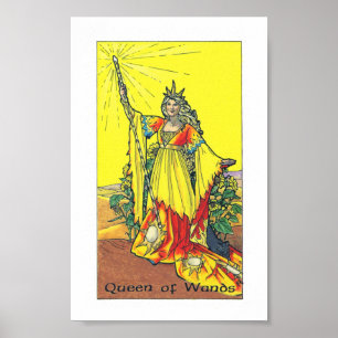 Robin Wood Tarot - drottning av trollspön Poster