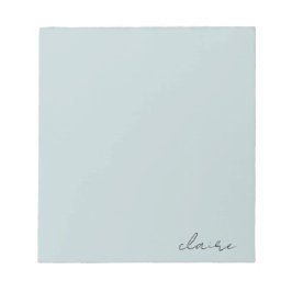 Robins äggblå namn anteckningsblock