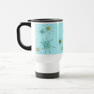 Robins atom- Starbursts för äggblått travel mug Resemugg