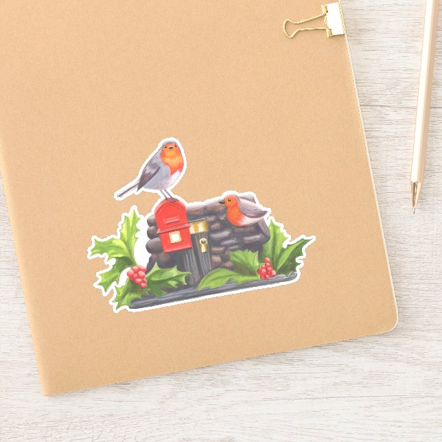 Robin's Brev Klistermärken (Anteckningsbok)